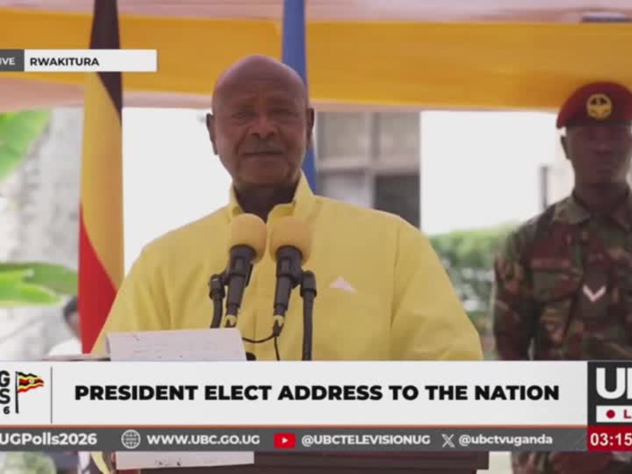 President Yoweri Museveni said the authorities are aware of "residual plans for disruption" and vowed that those responsible would be dealt with. Image: Reuters