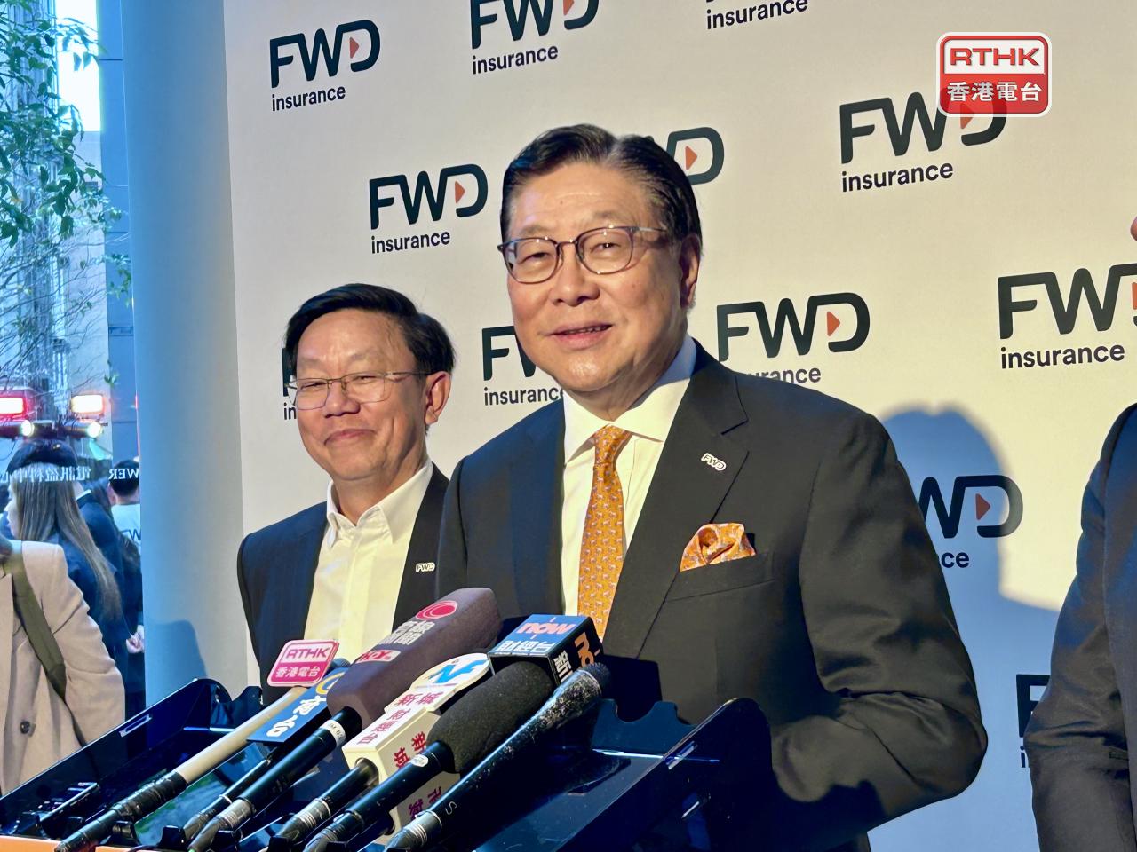 馬時亨表示，本港的保險市場發展得非常好，若業務繼續增長，將繼續租用更多辦公樓面。（羅煒皓攝）