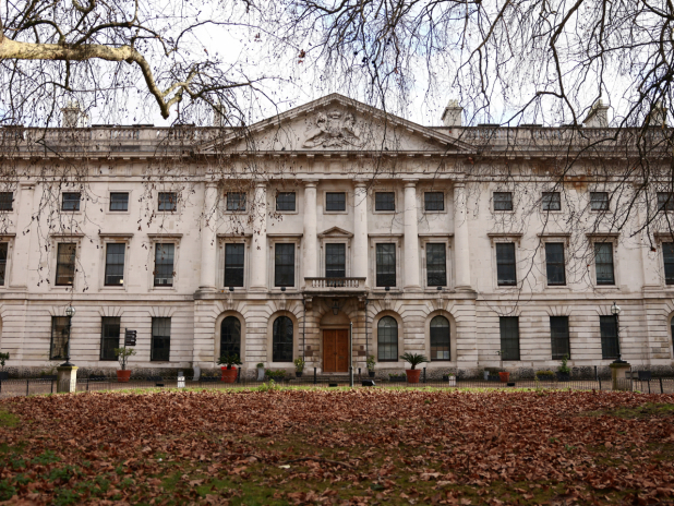 使館新址位於倫敦東部，原為英國皇家造幣廠。（路透社）