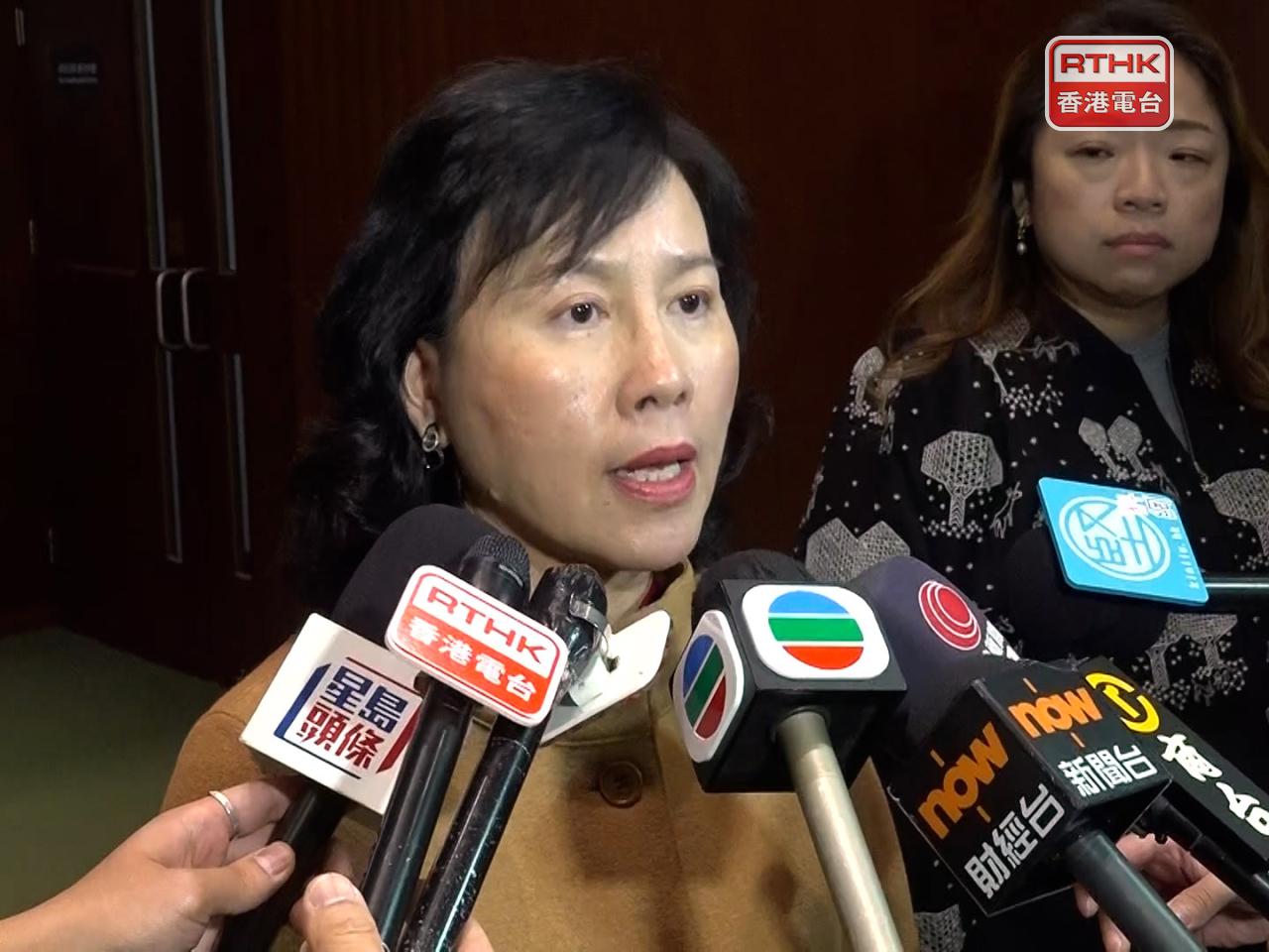 陳美寶指政府會密切留意及審視有關判決，待案件完結後，政府將再作回應。（郭志強攝）