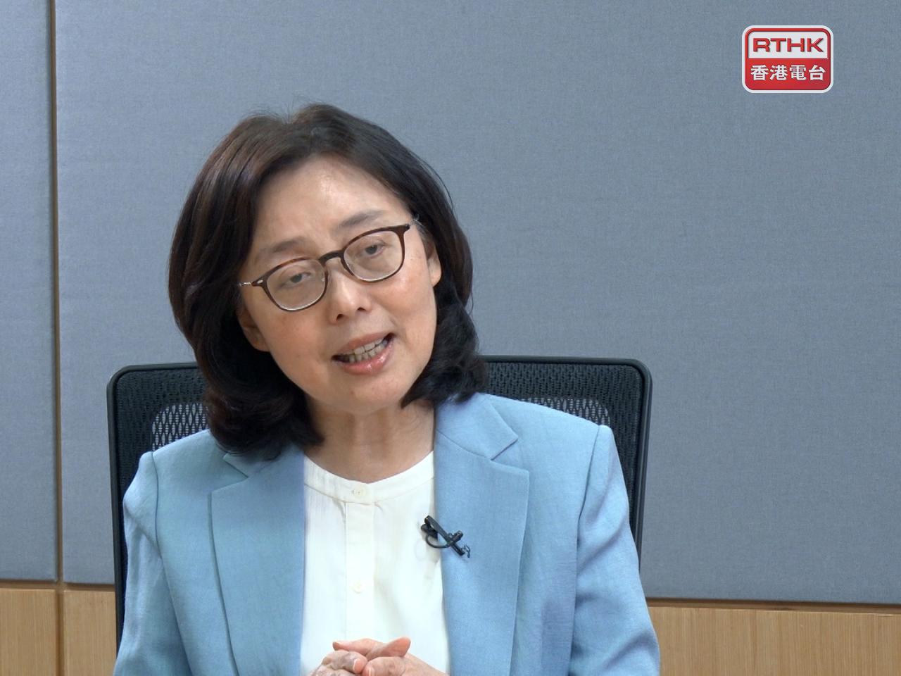 甯漢豪指政府正全速推進各項籌備工作，以讓公司在今年年中開始運作。（港台圖片）