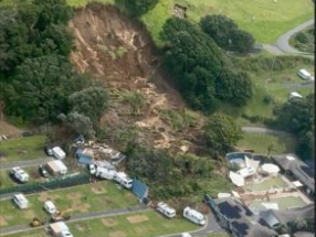 Children among missing at NZ campsite landslide