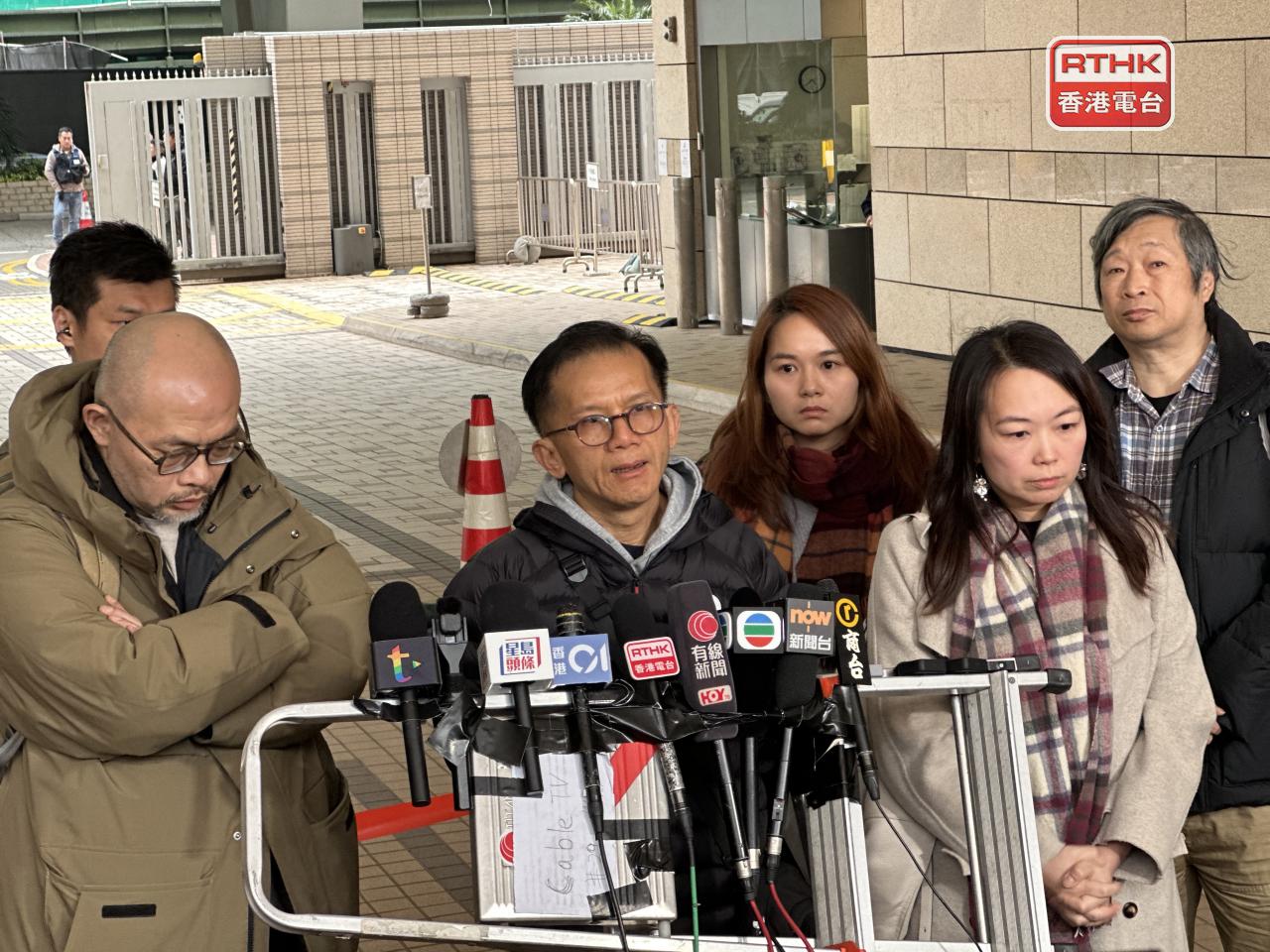 The oral verdict, delivered at West Kowloon Court, sees the relatives of the deceased leaving the courtroom mid-hearing. Photo: RTHK