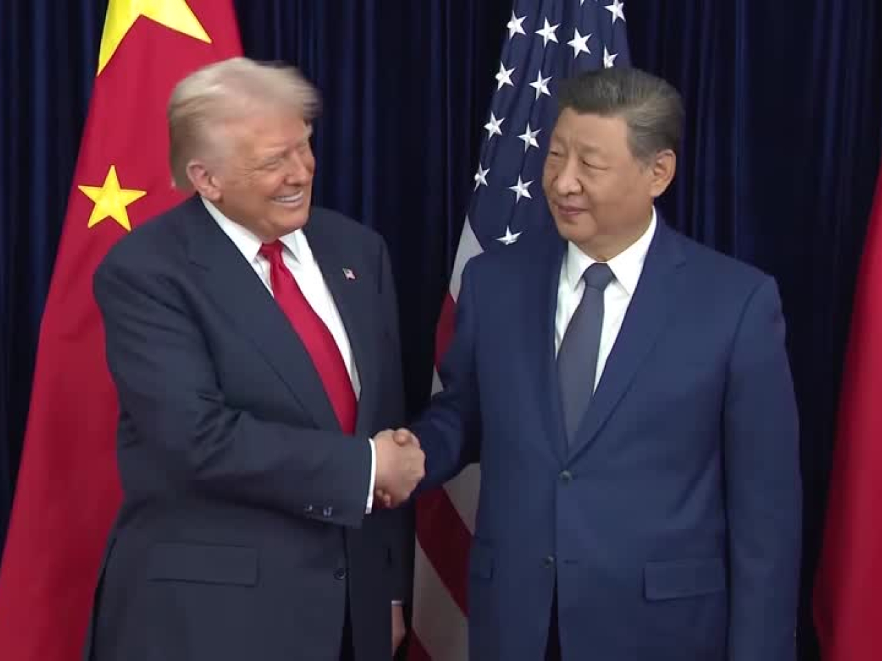 特朗普說，期待與習近平會面。（路透社資料圖片）