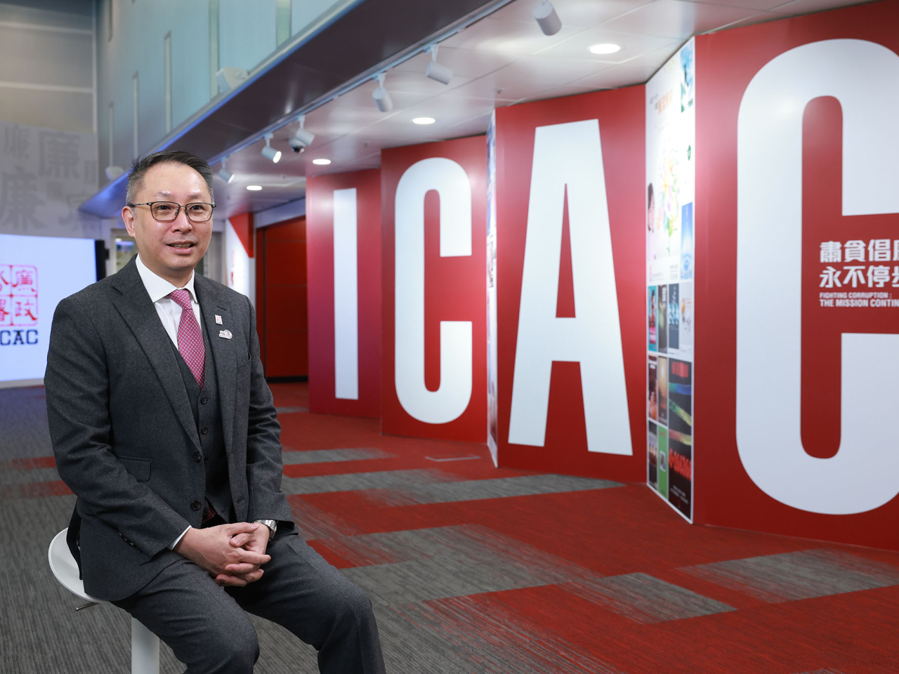 李景文表示，廉署會繼續為業界提供防貪諮詢服務。（廉署提供）