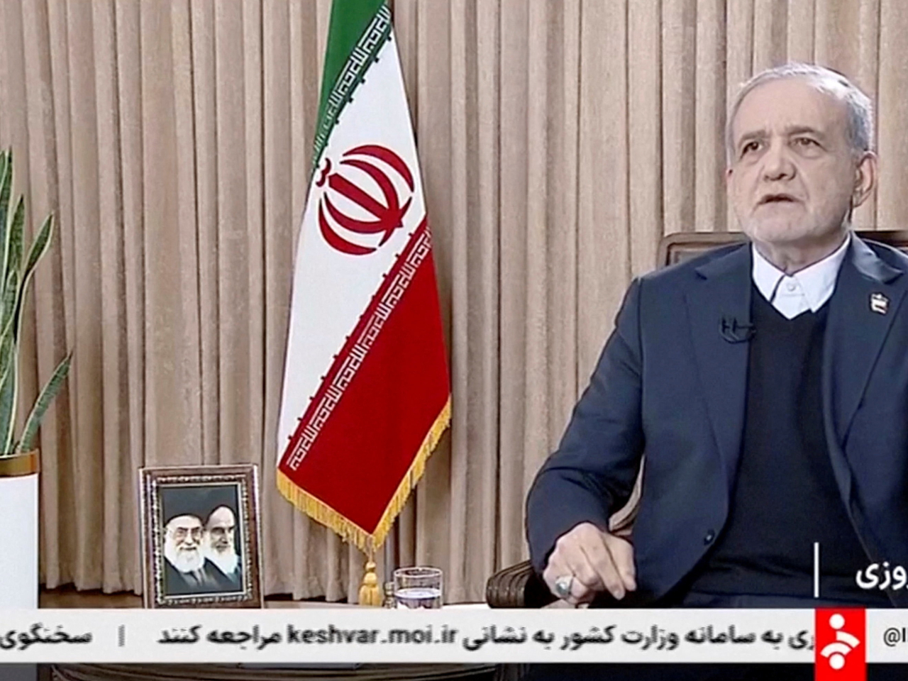 佩澤希齊揚對近期騷亂事件中的死者表示哀悼，並對伊朗人民表示慰問。（路透社資料圖片）