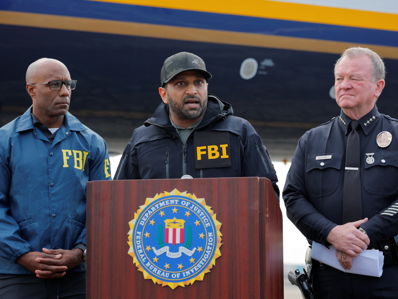 FBI chief Kash Patel said Wedding was arrested in Mexico City on Thursday night. Photo: Reuters