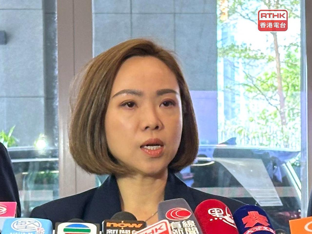 陳家珮說，會改善駕駛態度，短時間內不會駕車。（港台圖片）