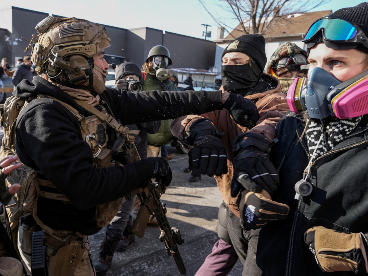 Minneapolis has been rocked by increasingly tense protests since federal agents shot and killed Renee Good, a US citizen, on January 7. Photo: Reuters
