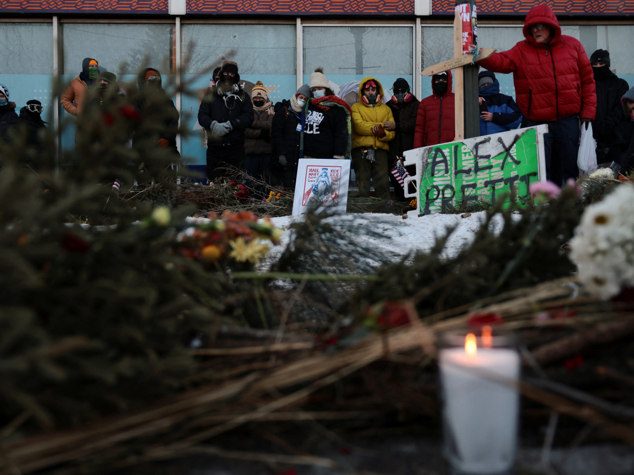 明尼蘇達州一名男子被聯邦執法人員擊斃。（路透社）