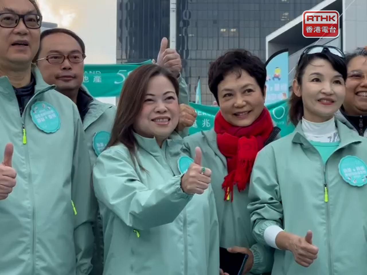 羅淑佩在起步禮表示，期望一系列體育盛事能為巿民和旅客帶來更多歡樂和正能量。（鍾家銘攝）