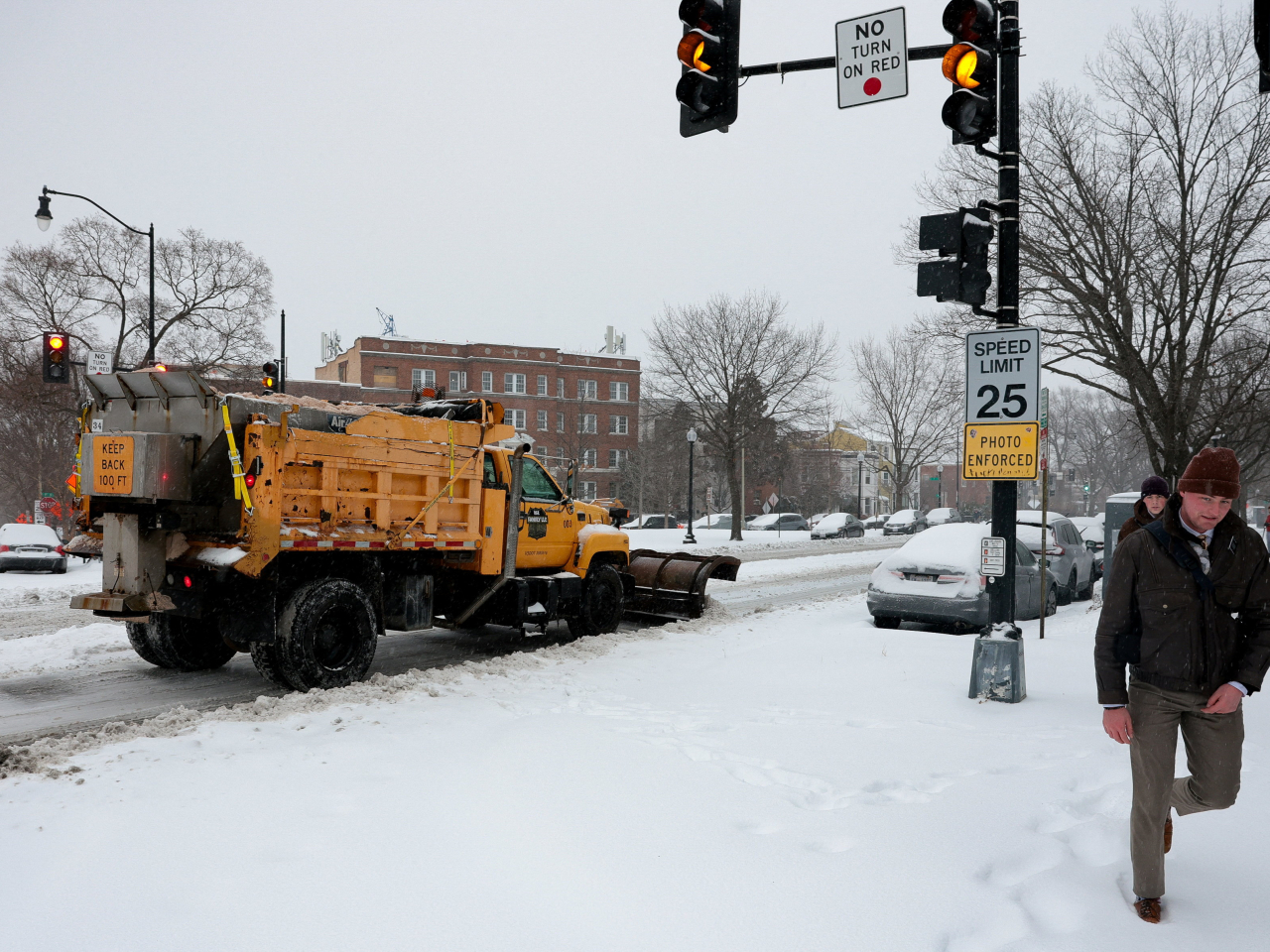 A major winter storm is spreading across a large swath of the United States. Photo: Reuters
