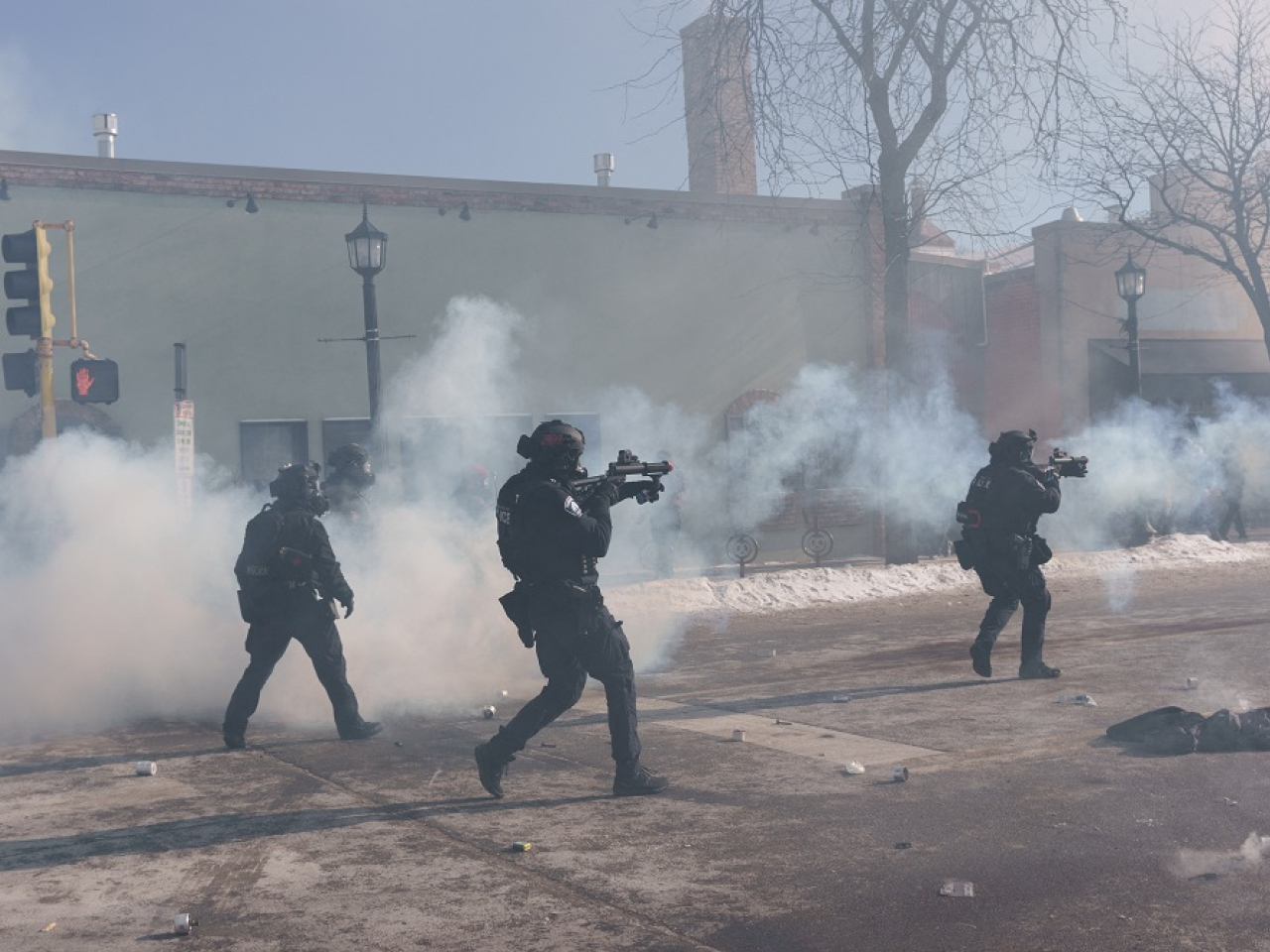 The death of ICU nurse Alex Pretti set off more protests in Minneapolis. Photo: Reuters