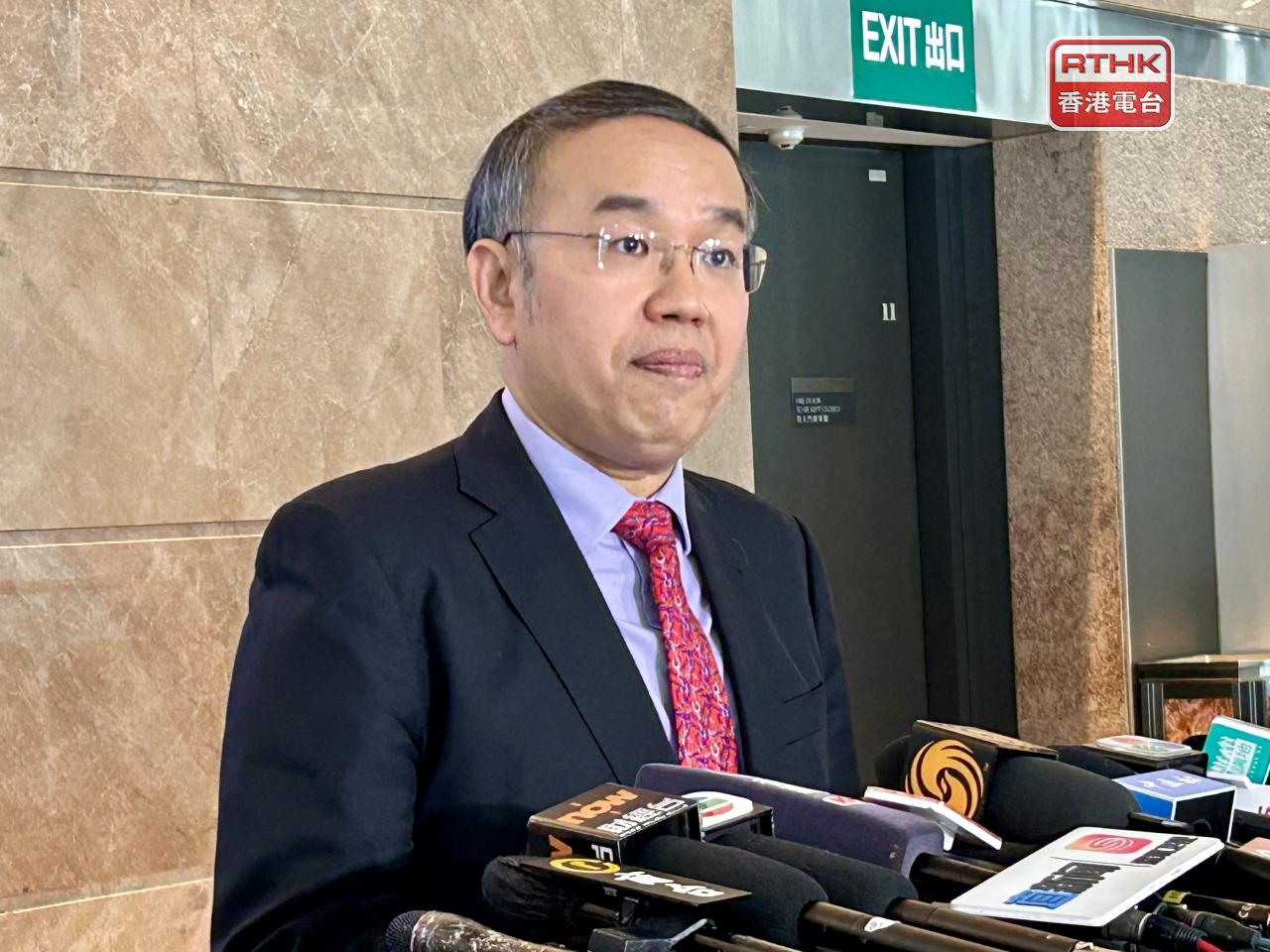 許正宇表示，目前先聚焦於建立黃金中央結算系統，以及相關規則和政策，之後再吸納更多合資格參與者。（羅煒皓攝）