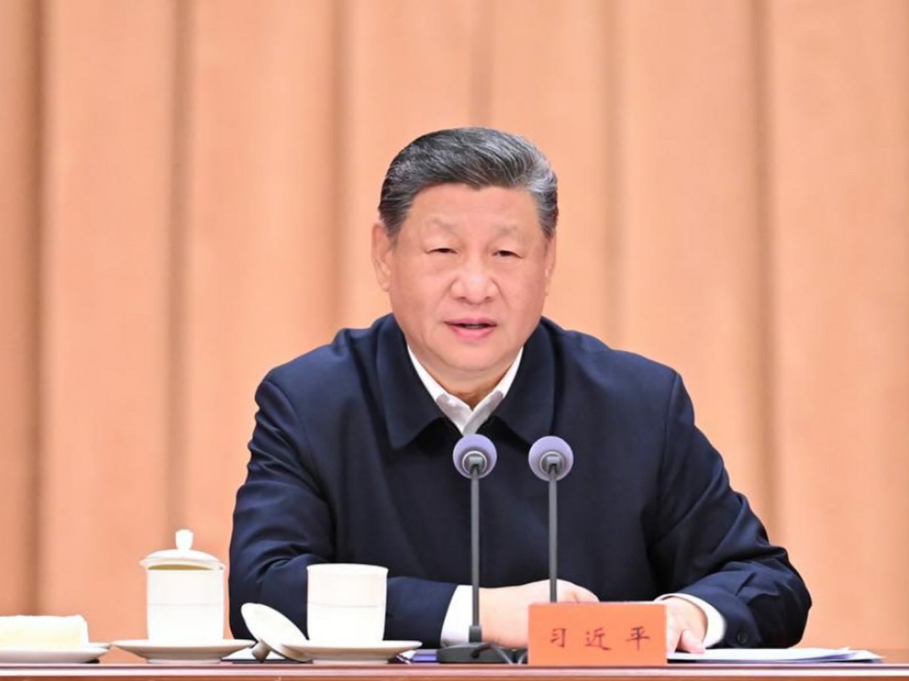 習近平強調中越必須堅定信念、守正創新，防範化解各類風險挑戰。（新華社資料圖片）