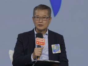 陳茂波表示行政主導有助香港社會上下一心、集中力量、凝聚共識，更好應對挑戰。（港台圖片）