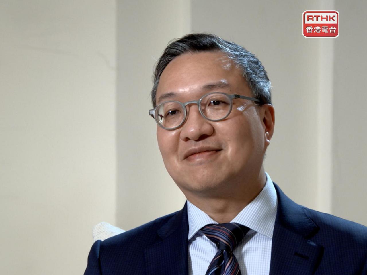 林定國說《基本法》第48條尤其賦予行政長官重要職權，是有機結合中央全面管治權和特區高度自治權的關鍵。（港台圖片）