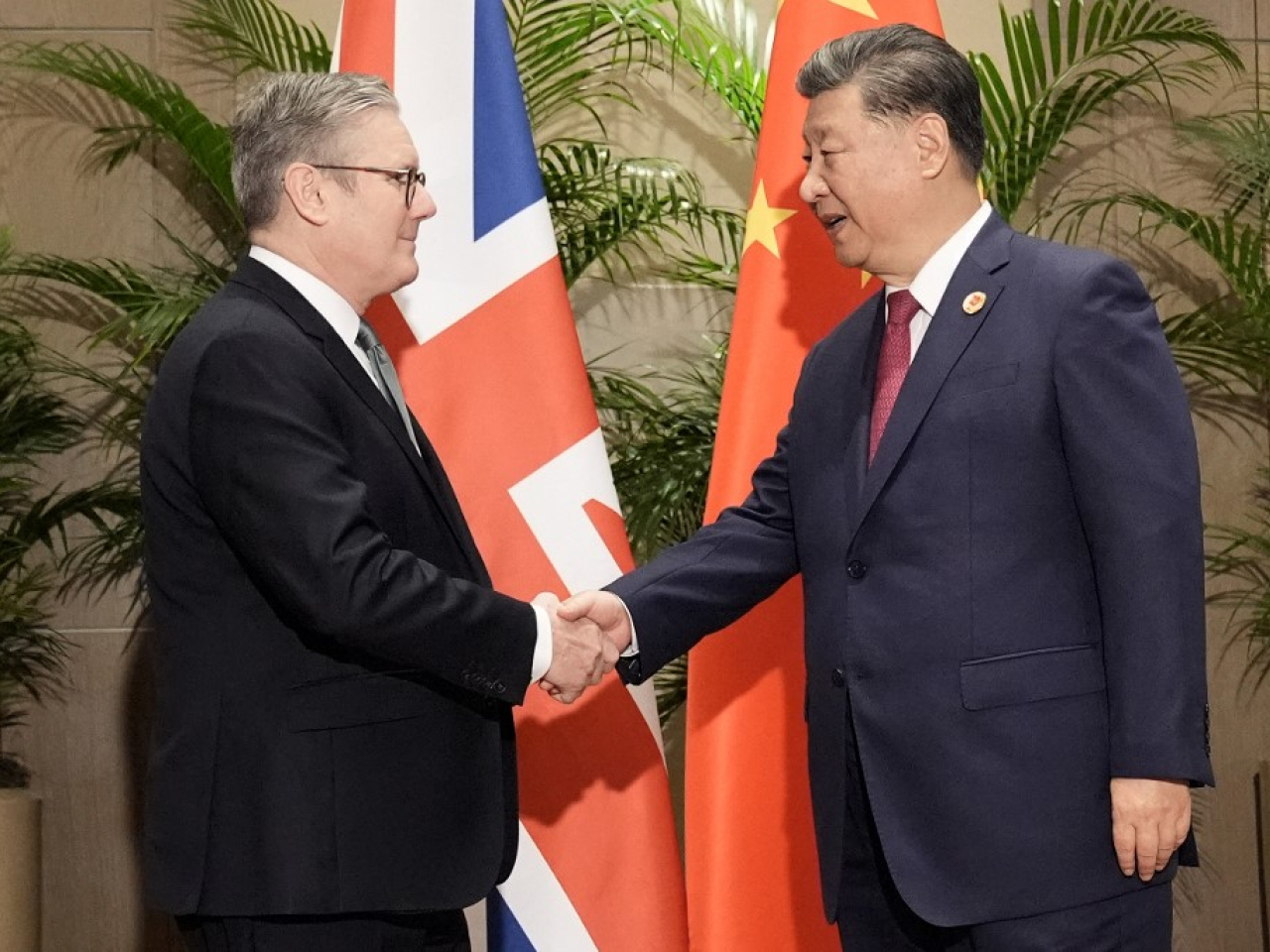 President Xi Jinping met with British Prime Minister Keir Starmer in Brazil in November 2024. The two leaders are expected to meet again in Beijing this week. File photo: AFP