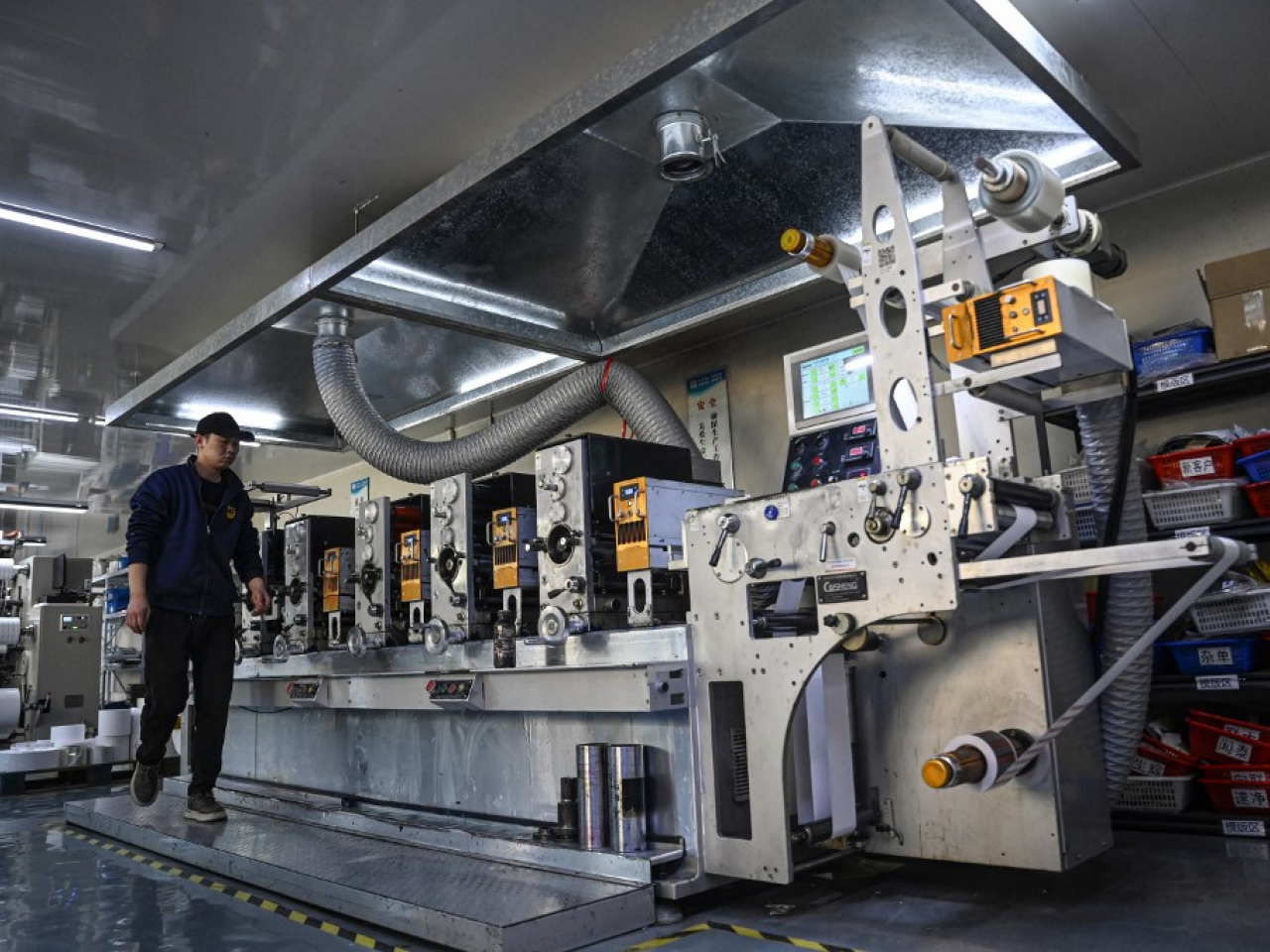 國資委表示，今年央企高質量發展目標是「兩個確保、兩個力爭」。（法新社資料圖片）