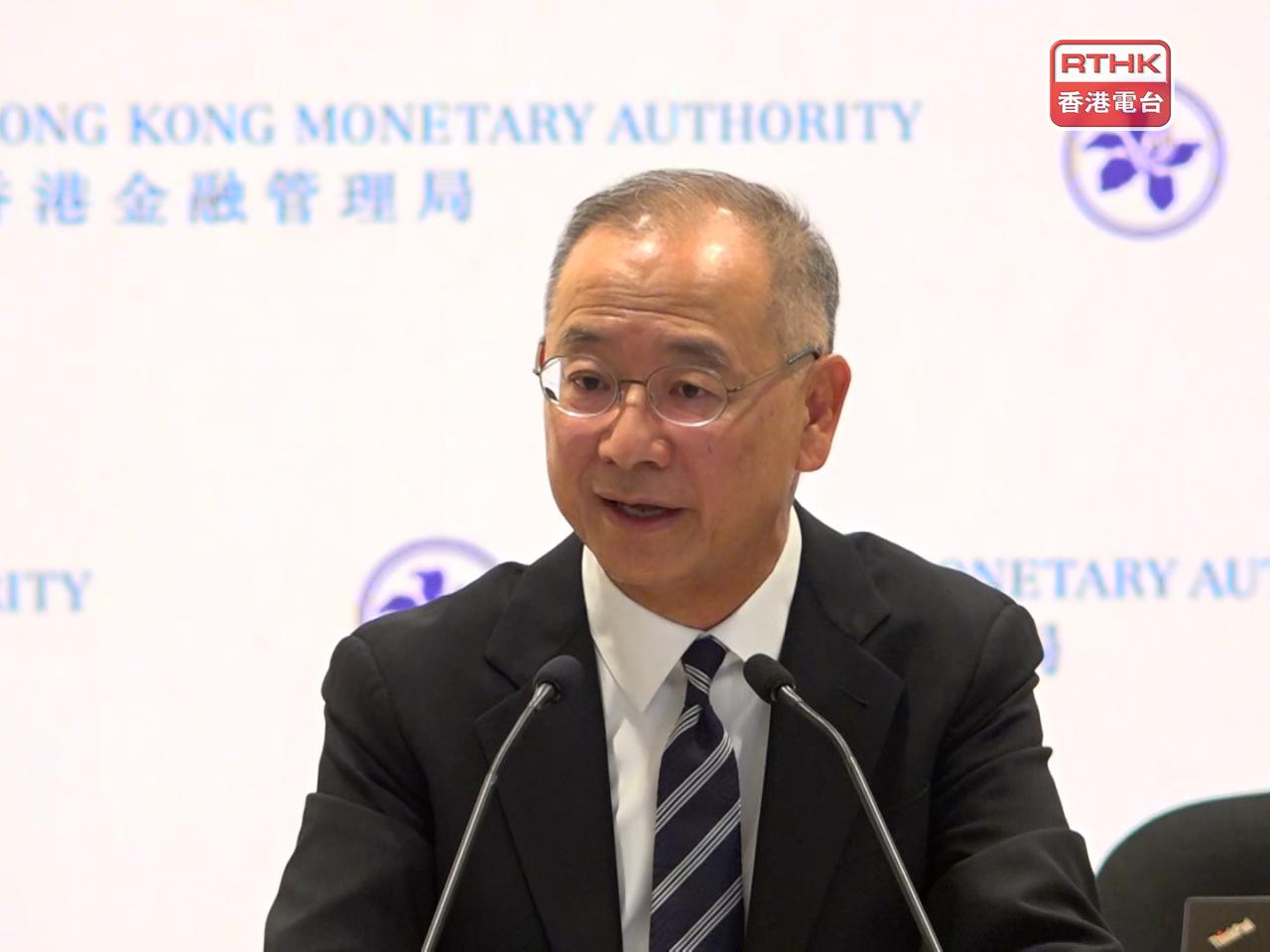 余偉文表示，外匯基金有配置於金屬、商品，但配置數量不多。（葉燿坤攝）