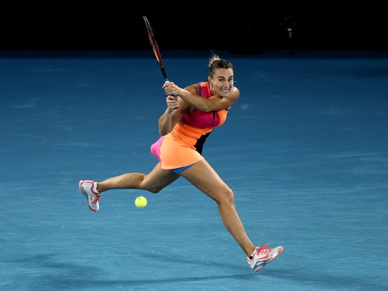Aryna Sabalenka cruises past Elina Svitolina for a place in Saturday's women's singles final. Photo: Reuters
