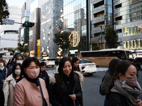 日本東京地區1月核心CPI按年升2%，升幅低過市場預期。（法新社資料圖片）