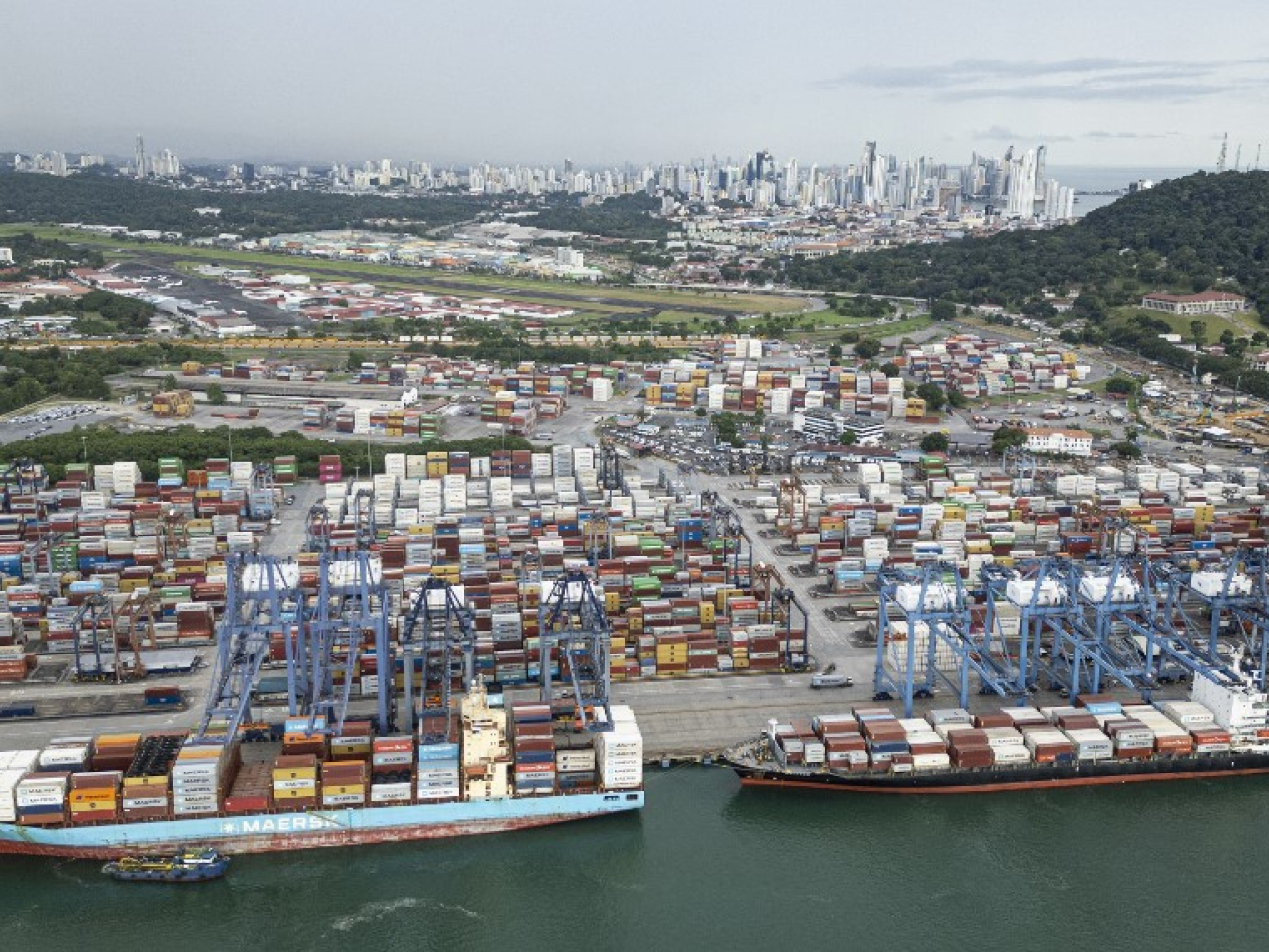 Panama's Supreme Court ruled the concession held by a subsidiary of CK Hutchison to operate ports at either end of the Panama Canal was unconstitutional. File photo: AFP