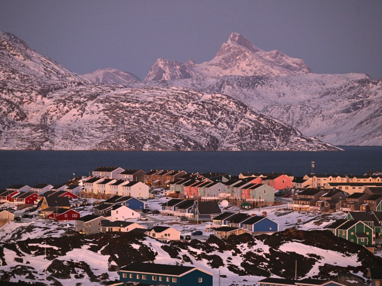 美國新版國防戰略列明格陵蘭島涵蓋在美國的關鍵地域內。(法新社)