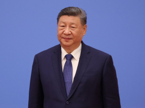 習近平的文章指推動金融高質量發展、建設金融強國，要堅持法治和德治相結合。（路透社資料圖片）