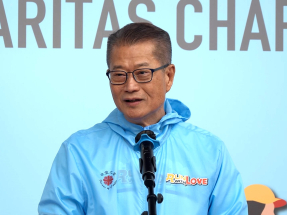 陳茂波跑步喻人生稱要了解自己　目標明確並方向清楚