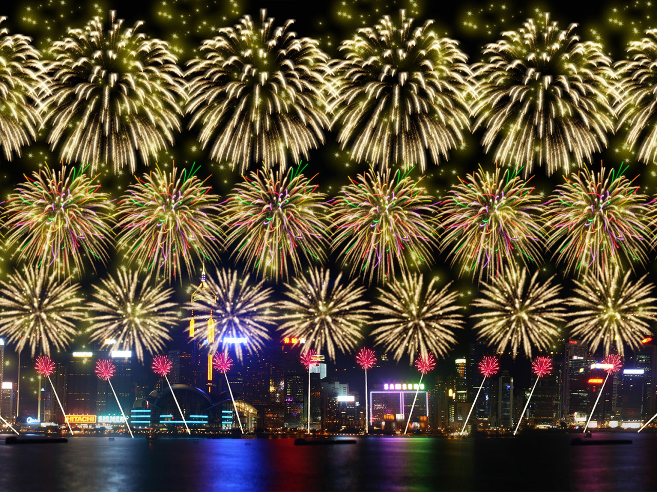 Rosanna Law cites the fireworks display as the driver for increased hotel bookings during Chinese New Year. Image courtesy of Jockey Club