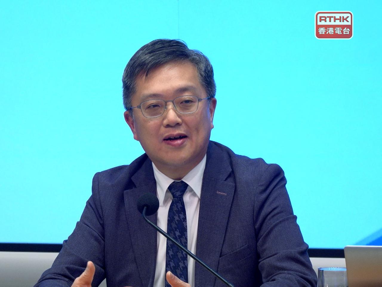 蔡傑銘指，特區政府致力構建完整的創科生態系統，創造更廣闊的發展機遇。（港台圖片）