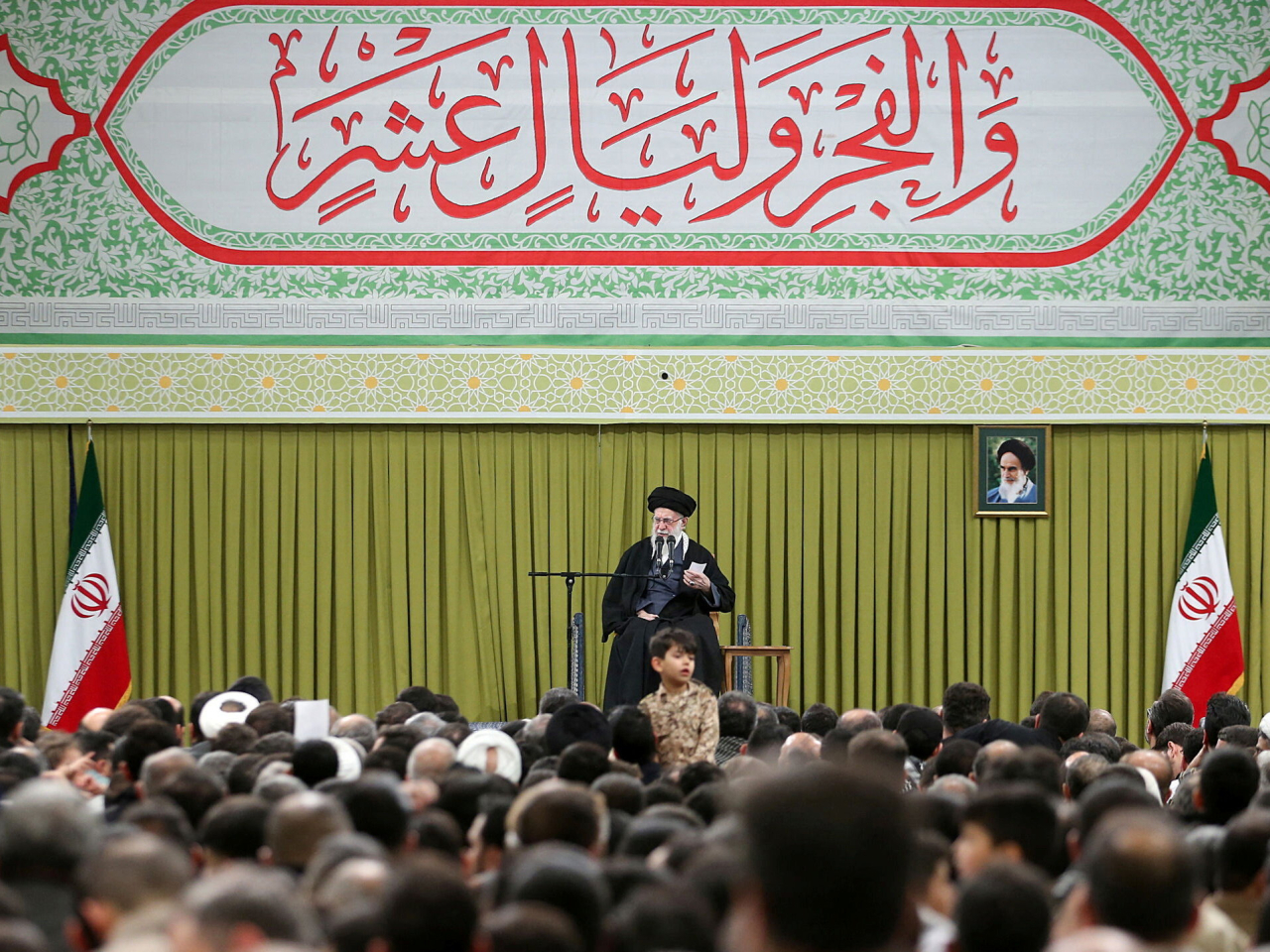 哈梅內伊說，伊朗近期發生的騷亂具有政變的性質，不過已經被挫敗。（路透社）