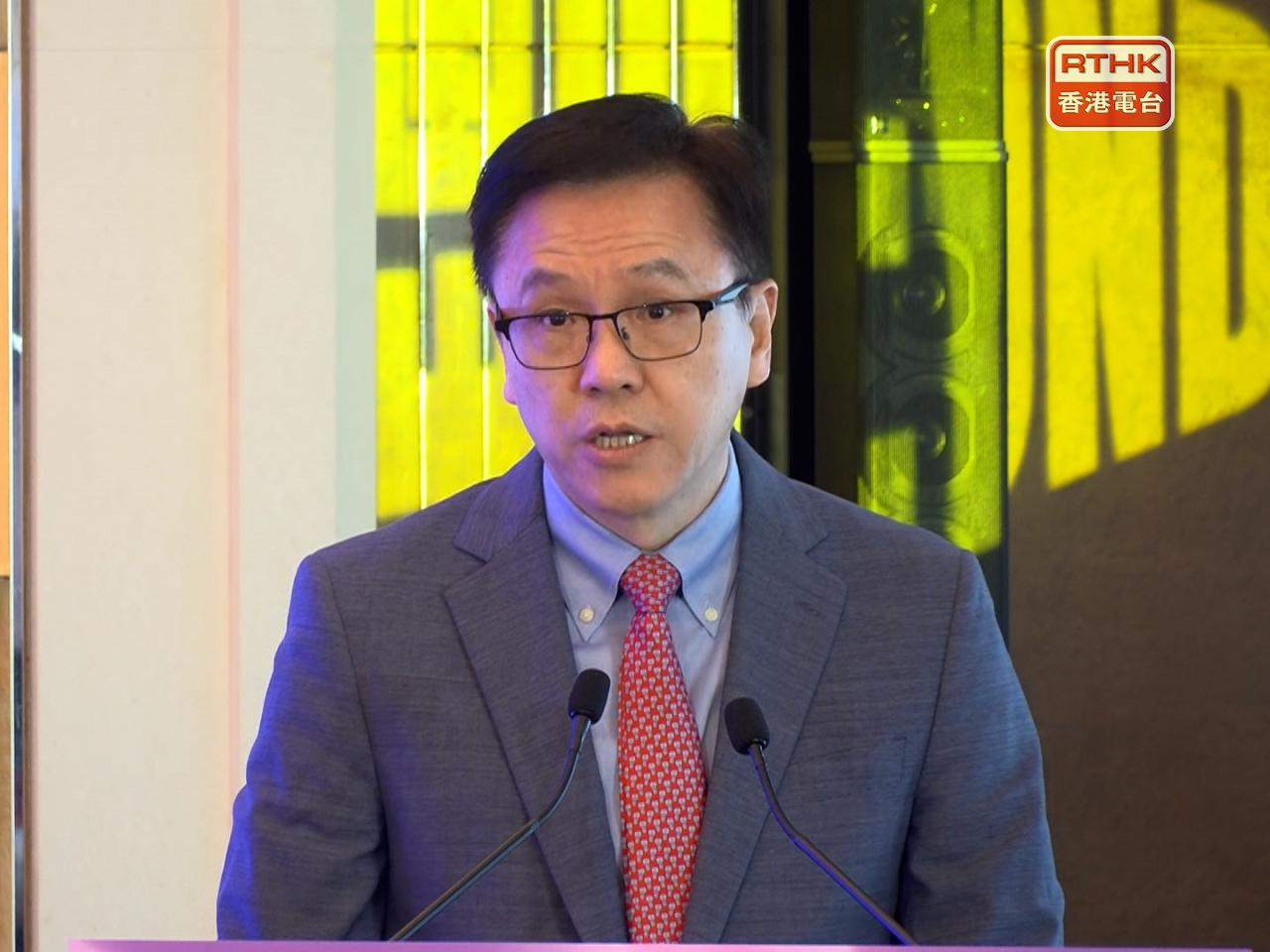 孫東表示，即將啟動的100億元創科產業引導基金，當局經已收到近40個基金經理提交申請。（梁禎祥攝）