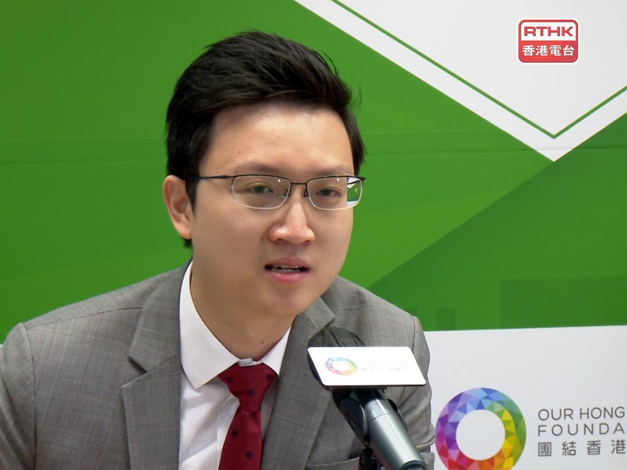 葉文祺認為，本港制定五年規劃，亦是順應經濟轉型，就未來發展有更全盤的規劃。（港台圖片）