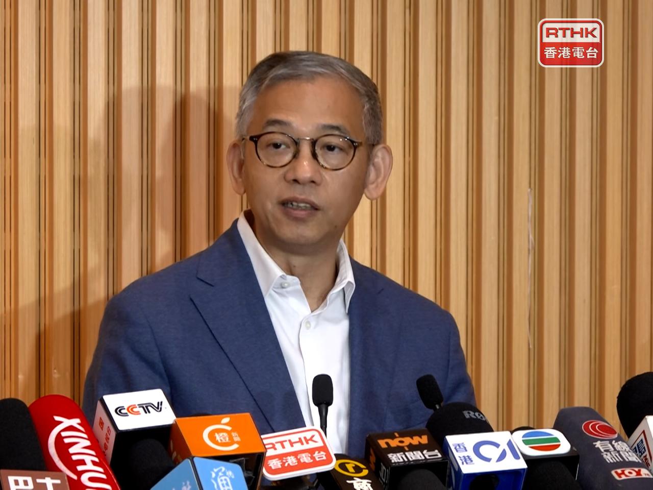 胡英明率領代表團出席亞太經合組織在廣州舉辦的反貪會議。（港台圖片）