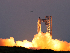 SpaceX is aiming to launch one million satellites that would harness solar power to operate as data centres. File photo: Reuters