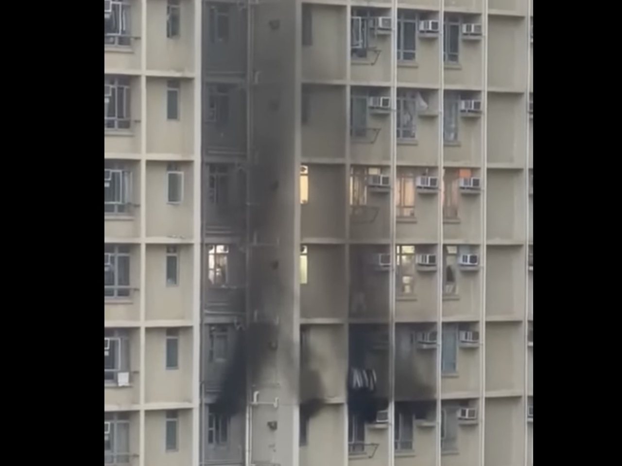 石蔭邨早上發生火警。（網上圖片）