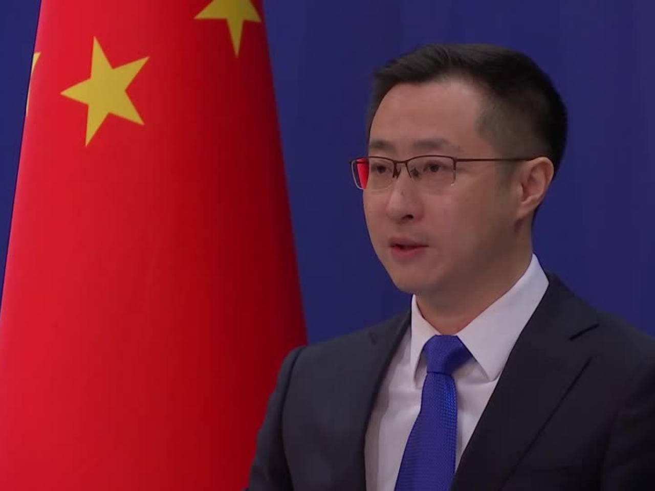 林劍說，中方敦促美方嚴肅認真對待中方關切，要求美國執法部門立即停止錯誤行徑。（路透社）