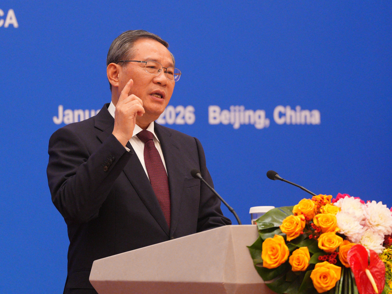 李強表示，中方願同烏方加強發展戰略對接和市場聯通，深挖各領域合作潛力。（路透社資料圖片）