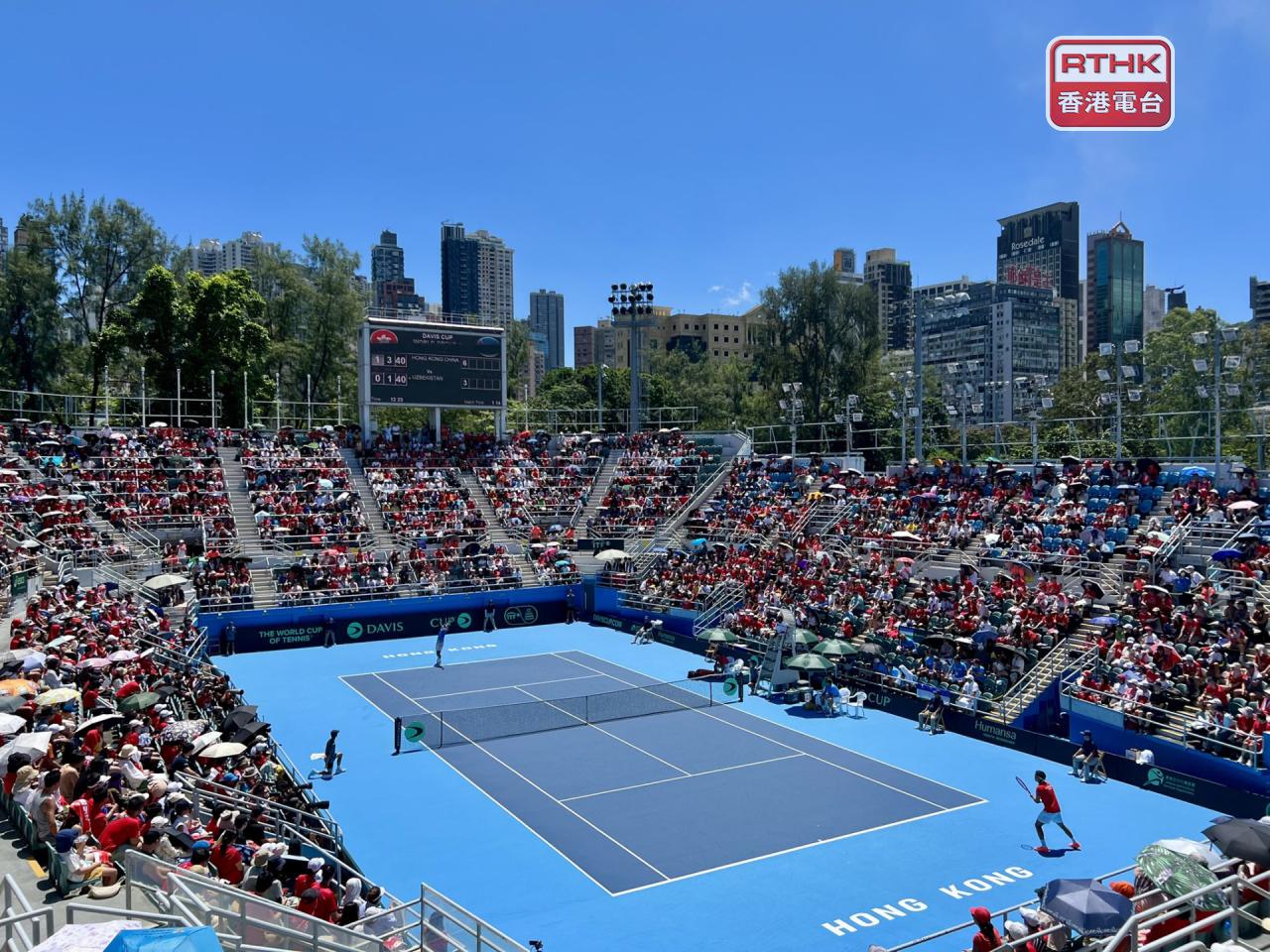 The government&rsquo;s sustained investment, says tennis association chief Michael Cheng, is fuelling a flourishing of the sport. File photo: RTHK