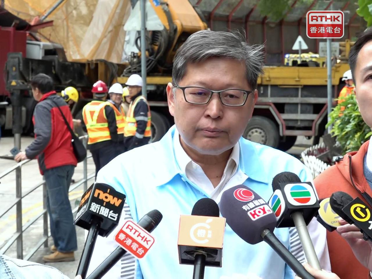 周思傑指出，目前絕大部分地盤已實施禁煙。（港台圖片）