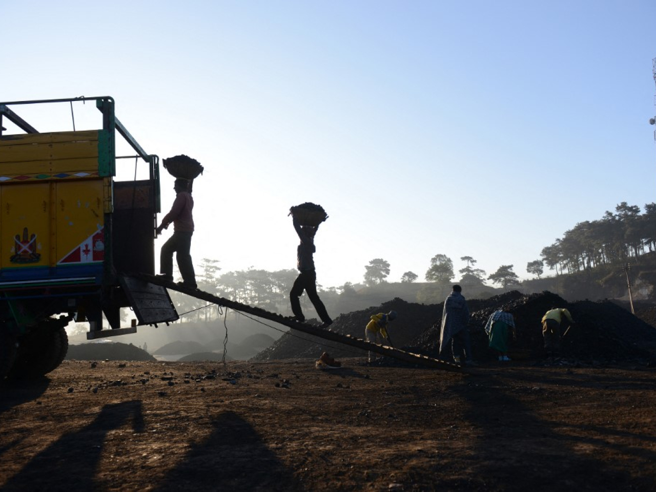 It is thought that dynamite put down a so-called rat-hole mine may have ignited pent-up toxic gases. File photo: AFP