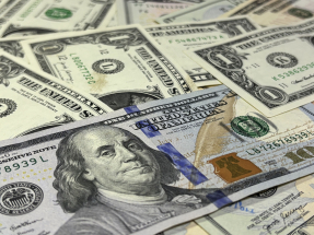 美元指數上試98關口，高見97.963，升約0.3%，創近兩星期新高。（港台圖片）