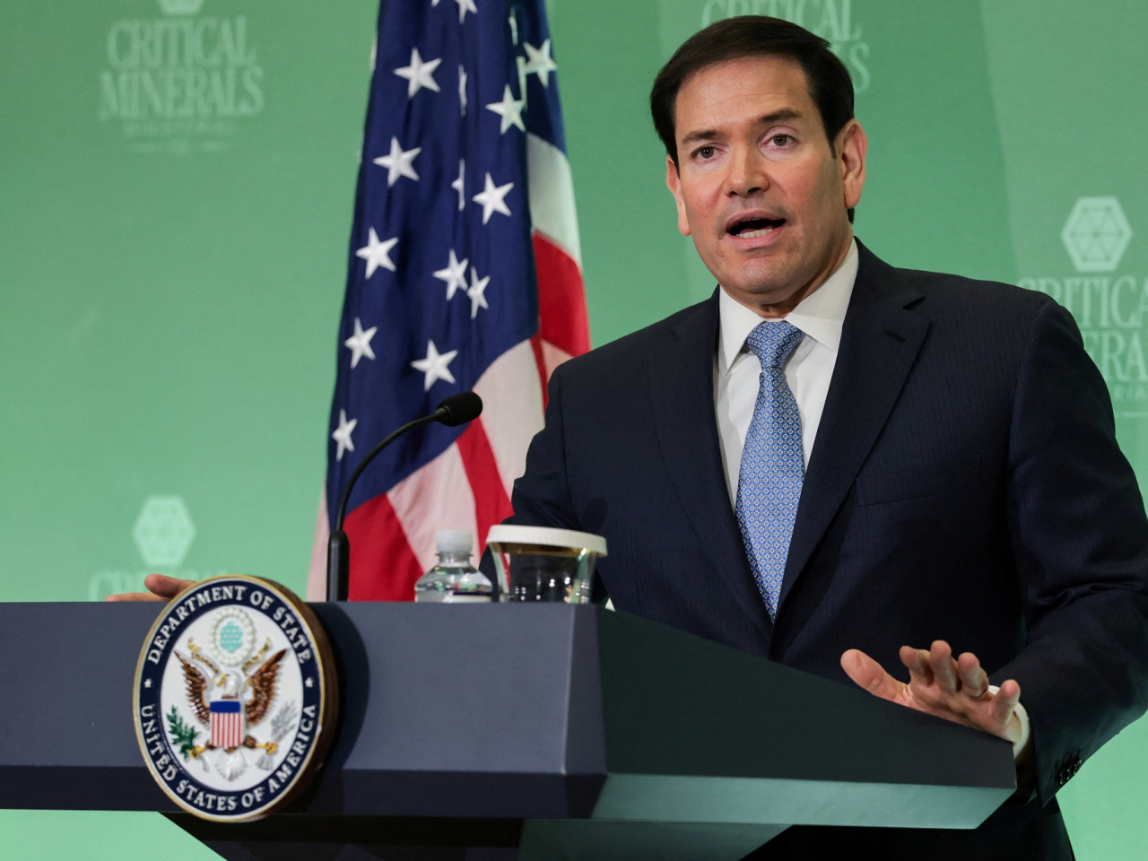 魯比奧表示，美國將維持強大、可信及現代化的核威懾力量。（路透社資料圖片）