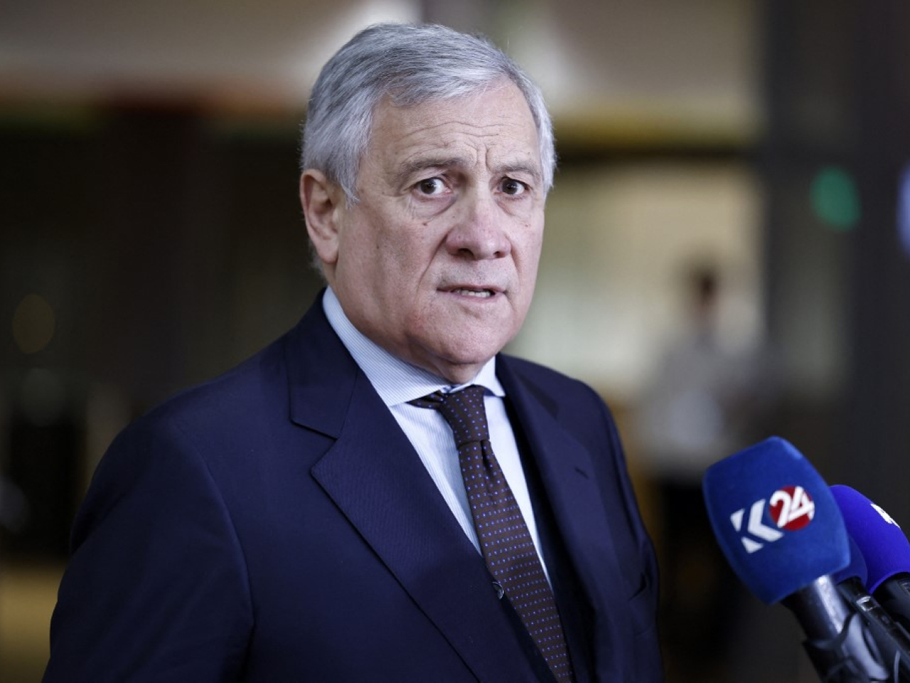 塔亞尼說，意大利願意就和平相關的倡議展開討論。（法新社資料圖片）