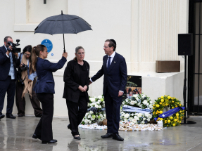 Israeli president rues 'evil' at Bondi Beach memorial