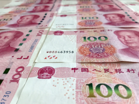 在岸人民幣再創33個月新高，收市報6.9129兌1美元，較上日收市升155點子。（港台圖片）
