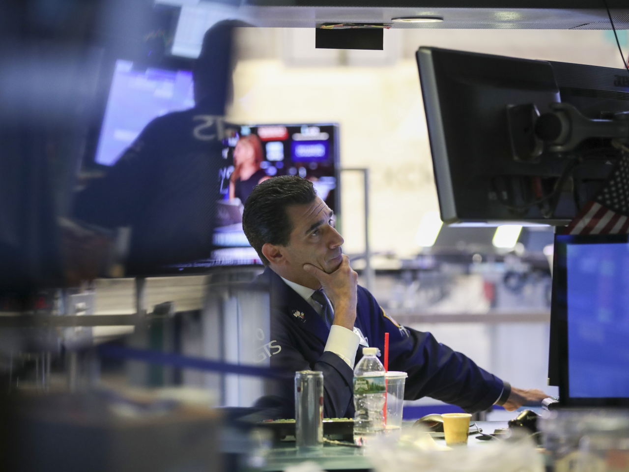 道瓊斯指數較早時報50330點，升194點，升幅0.39%。（新華社資料圖片）