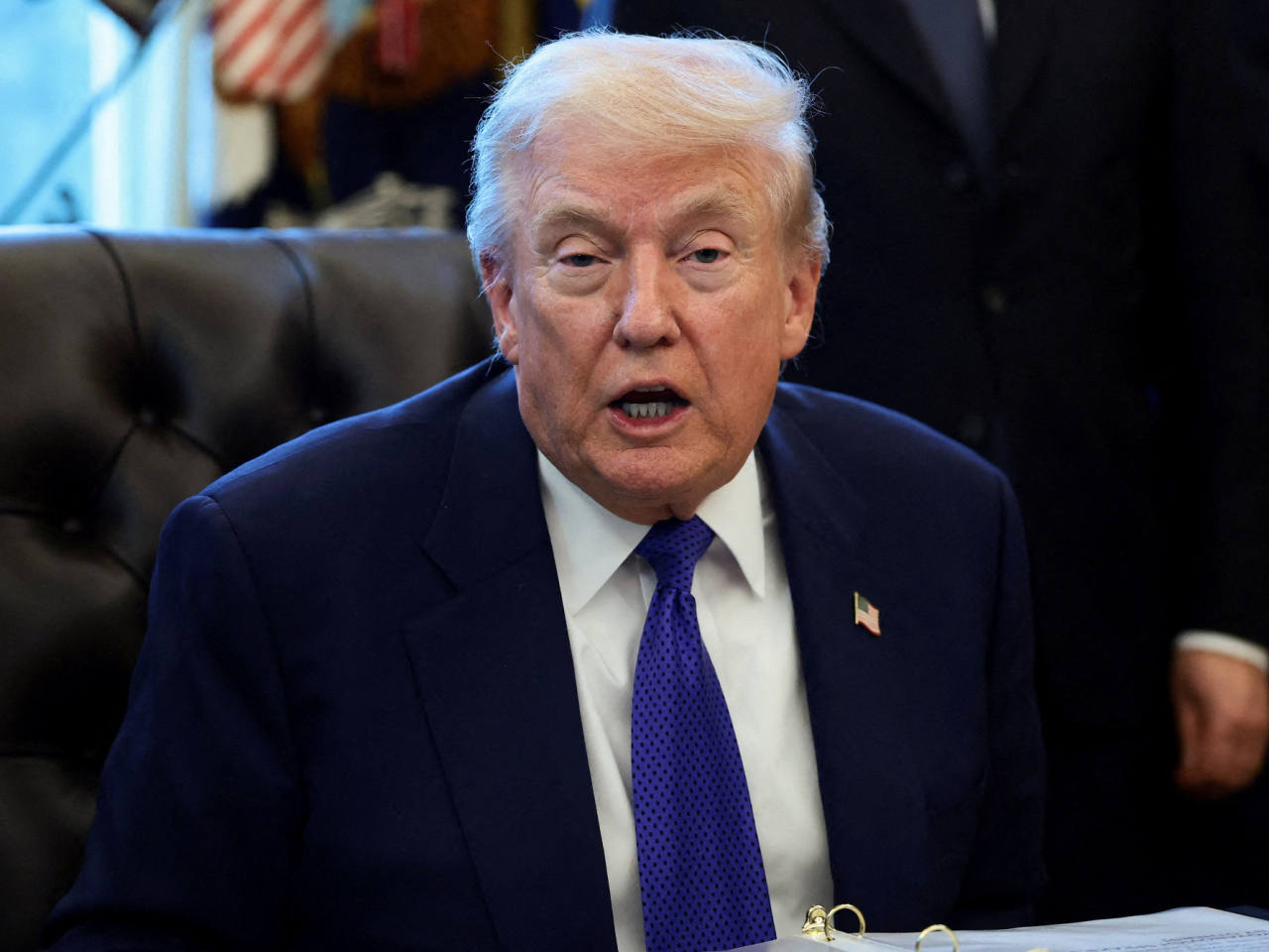 特朗普表示如果未能與伊朗達成協議，將會採取非常強硬的措施。（路透社資料圖片）